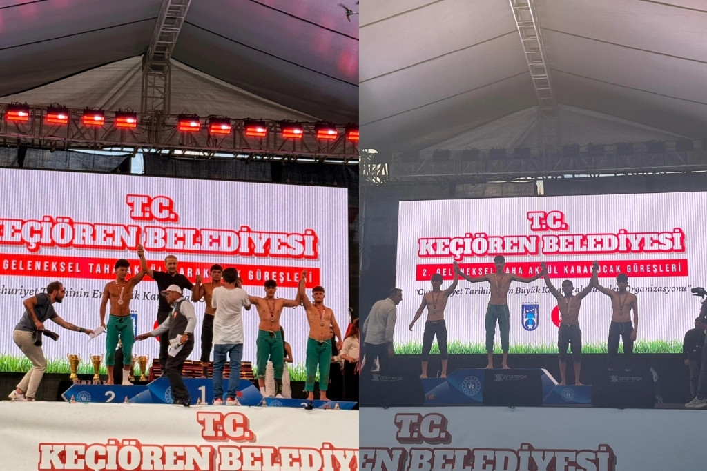 Karakucak Güreşlerinde 3 Madalya